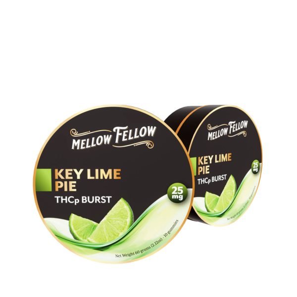 Key Lime Pie - Mellow Fellow THC - P Burst Gummies 250MG - Mellow Fellow