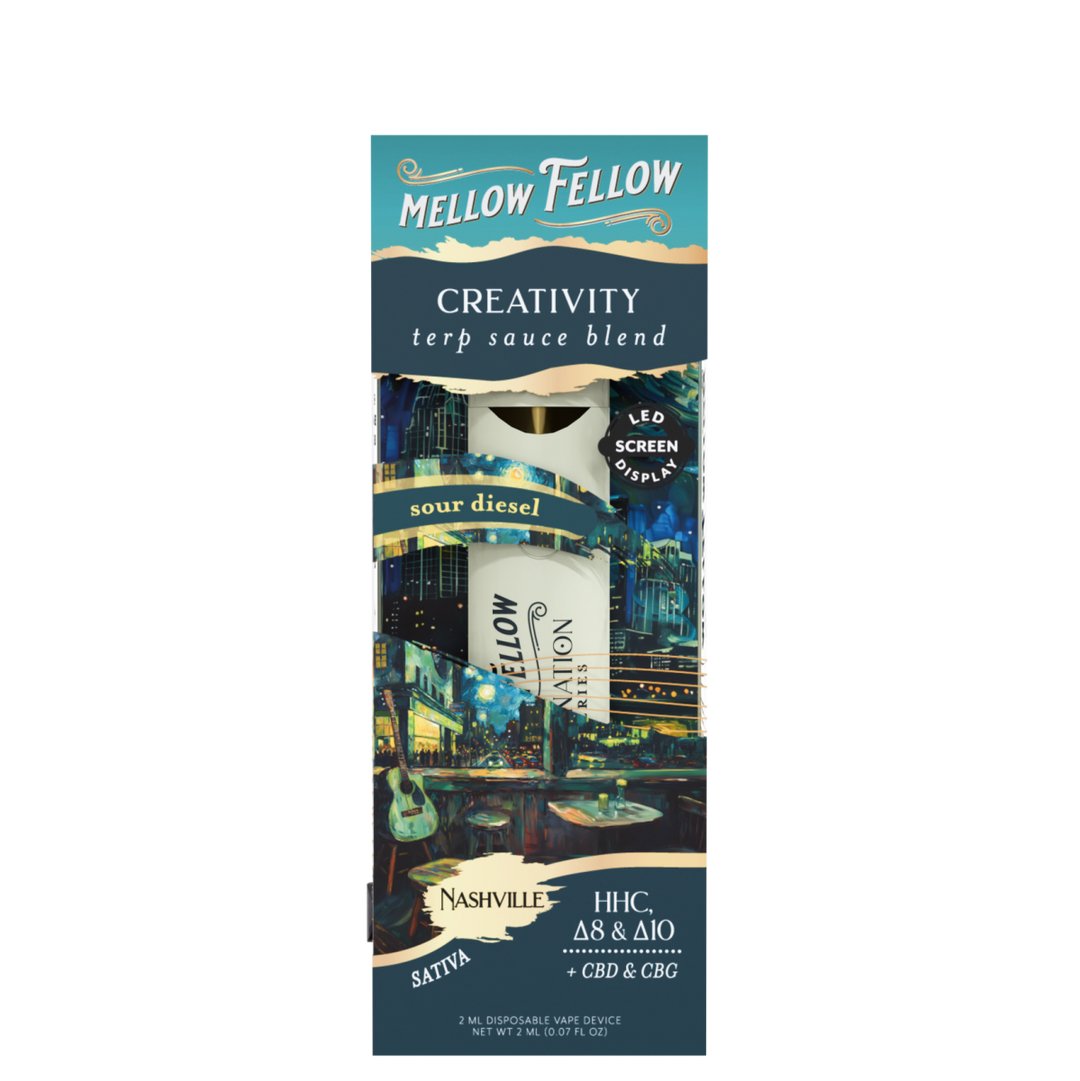 Sour Diesel - Mellow Fellow Nashville Creativity Terp Sauce Disposable 2G - Mellow Fellow