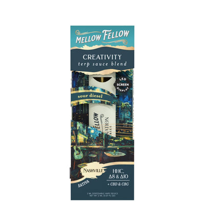 Sour Diesel - Mellow Fellow Nashville Creativity Terp Sauce Disposable 2G - Mellow Fellow