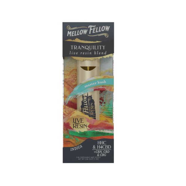 Master Kush - Mellow Fellow Tranquility Live Resin Disposable 2mL - Mellow Fellow