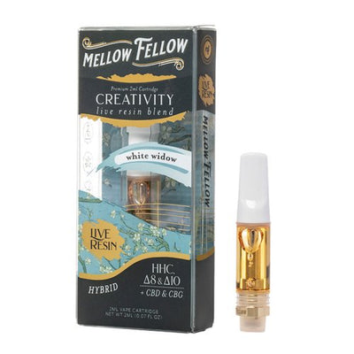 White Widow - Mellow Fellow Creativity Live Resin Cart 2mL - Mellow Fellow