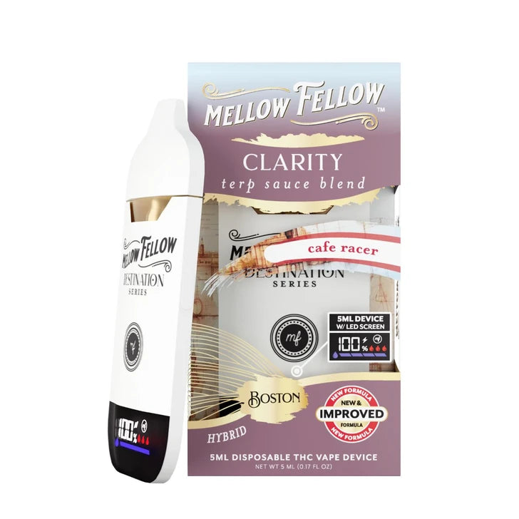 Cafe Racer - Mellow Fellow Boston Clarity Terp Sauce Disposable 5G