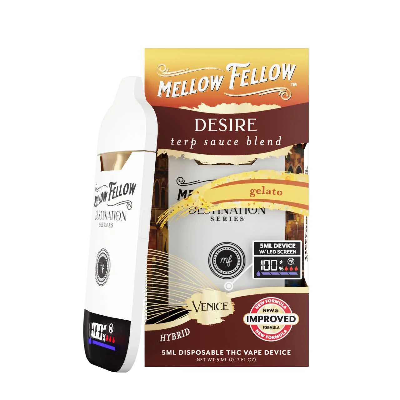 Gelato - Mellow Fellow Venice Desire Terp Sauce Disposable 5G