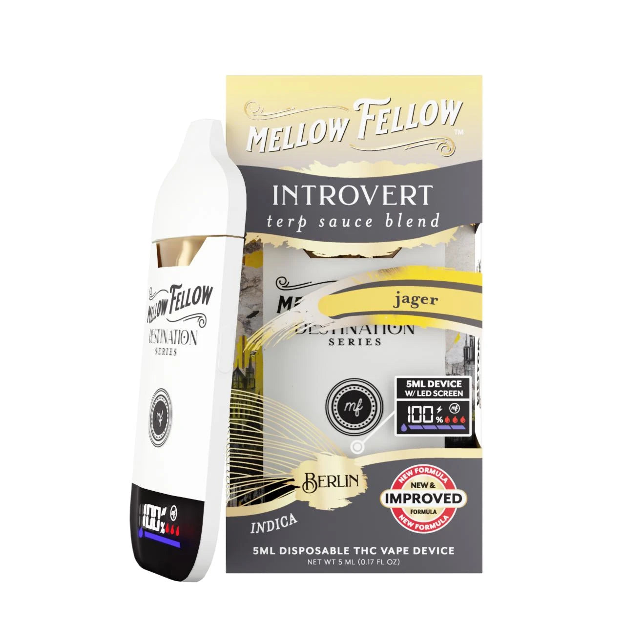 Jager - Mellow Fellow Berlin Introvert Terp Sauce Disposable 5G