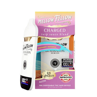 Sunset Octane - Mellow Fellow Los Angeles Charged Terp Sauce Disposable 5G