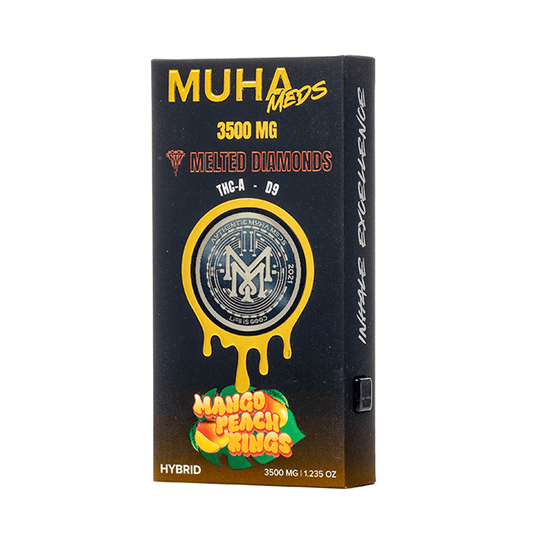 Mango Peach Rings - Muha Meds Melted Diamonds Disposable 3.5G - Muha Meds