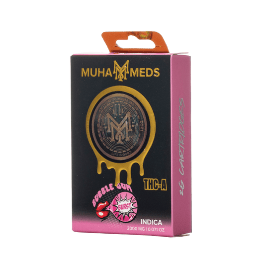 Bubble Gum Burst - Muha Meds THCA Cart 2G - Muha Meds
