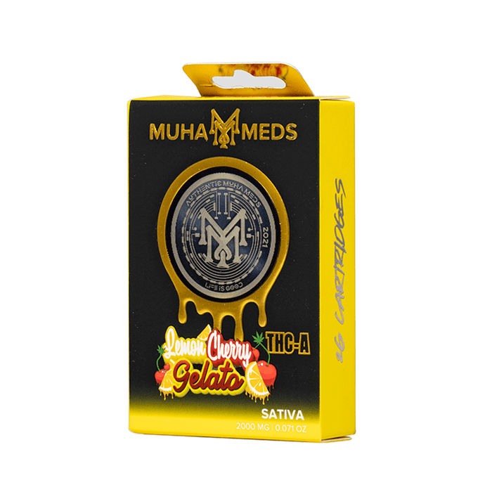 Lemon Cherry Gelato - Muha Meds THCA Cart 2G - Muha Meds