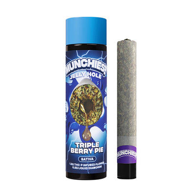 Triple Berry Pie - Munchies Jelly Hole THCP Pre Rolls 2G