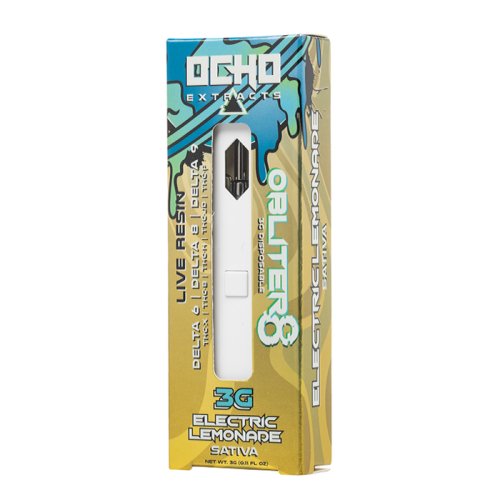 Electric Lemonade - Ocho Obliter8 Live Resin Disposable 3G - Ocho Extracts