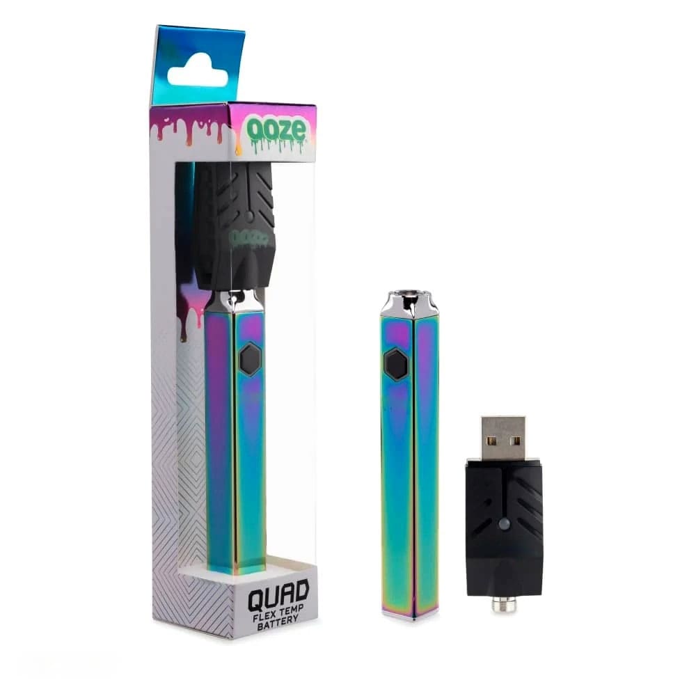 Ooze Quad Flex 510 Threaded Vaporizer Battery - Ooze