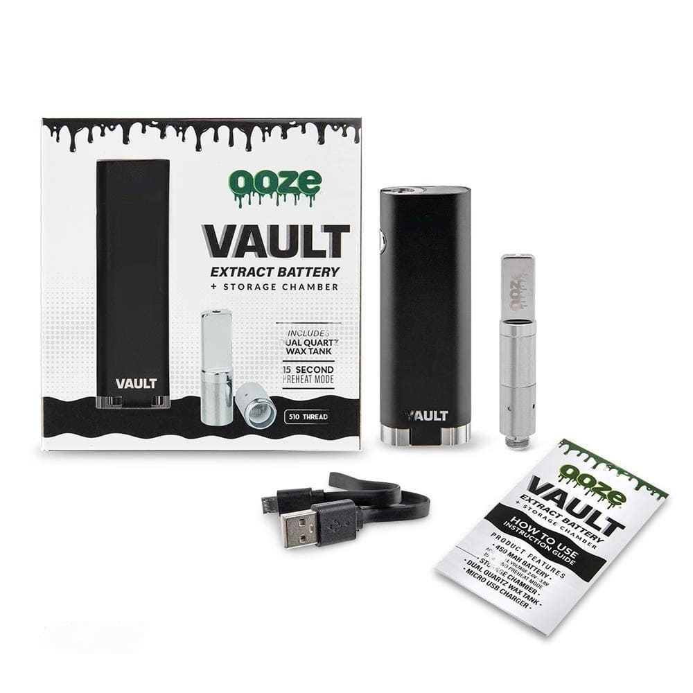 Ooze Vault Portable Vaporizer Battery Panther Black