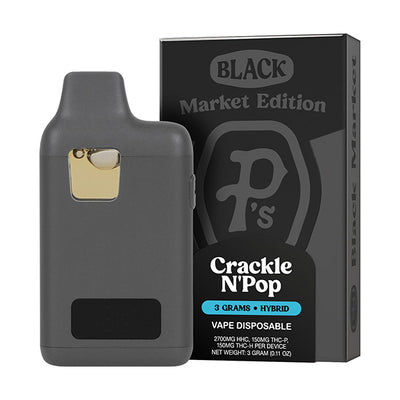 Crackle N'Pop - Pushin P's Black Disposable 3G