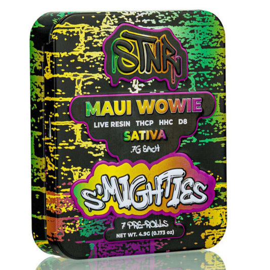 Maui Wowie - STNR Creations Smighties Delta - 8 Pre - Rolls 4.9G - STNR