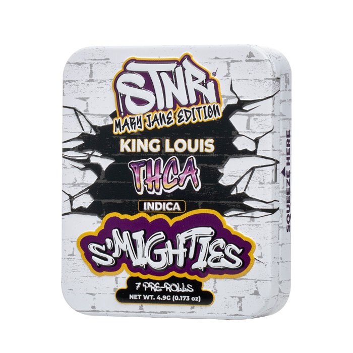 King Louis - STNR Creations Smighties THCA Pre - Rolls 4.9G - STNR