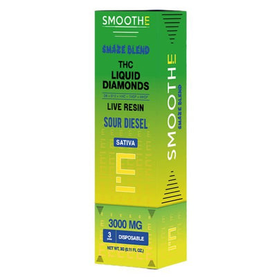 Sour Apple - Smoothe Smaze THC Diamonds Disposable 3G - Smoothe