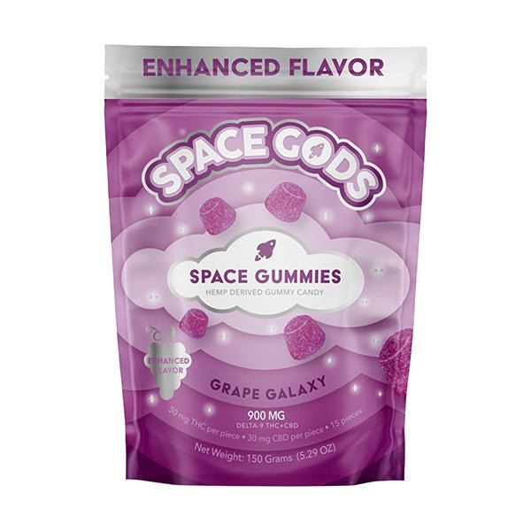 Grape Galaxy - Space Gods Space gummies 900MG - Space Gods