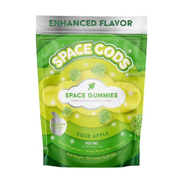 Sour Apple - Space Gods Space gummies 900MG