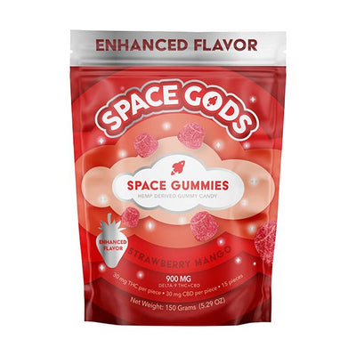 Strawberry Mango - Space Gods Space gummies 900MG - Space Gods