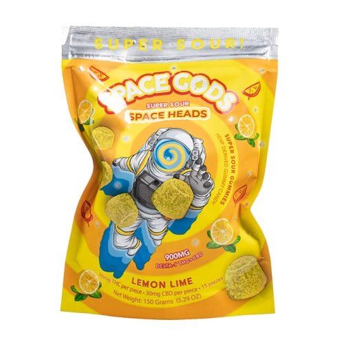 Lemon Lime - Space Gods Super Space Head gummies 900MG - Space Gods