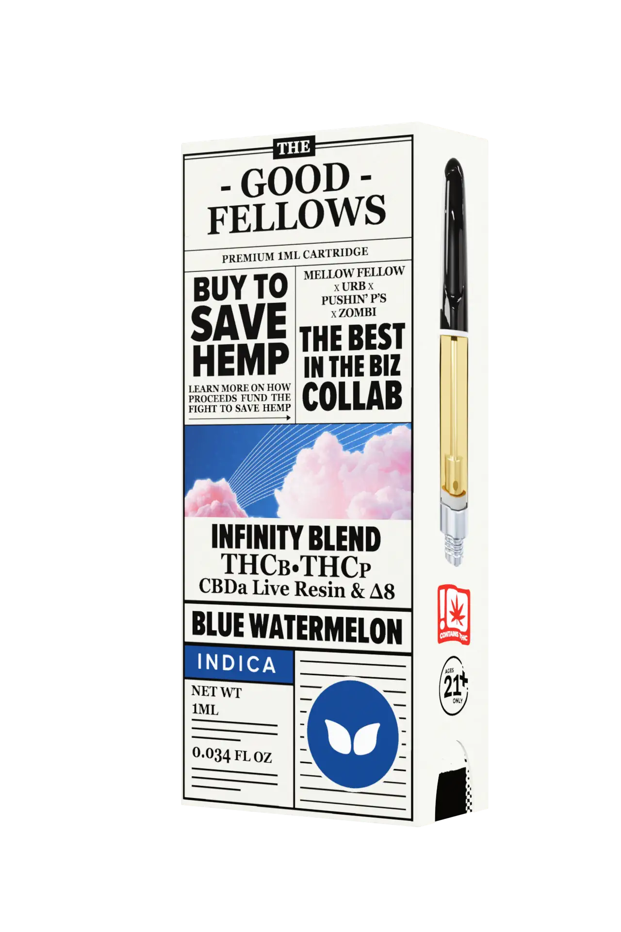 Blue Watermelon - The Good Fellows Infinity Blend Cart 1G