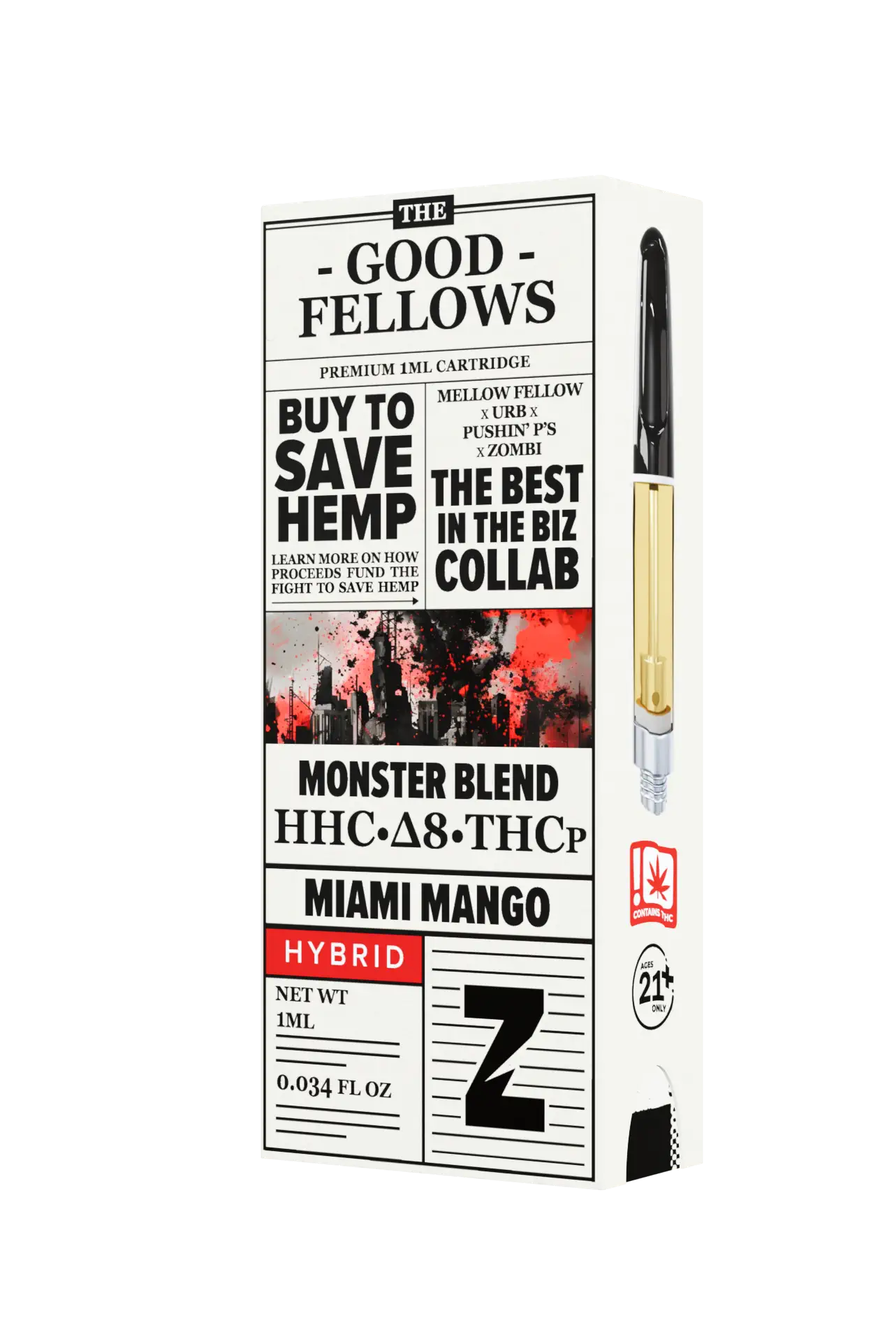 Miami Mango - The Good Fellows Monster Blend Cart 1G