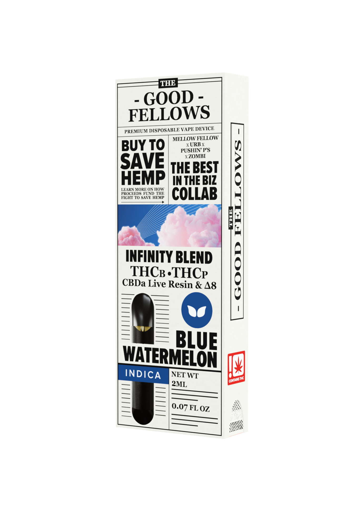 Blue Watermelon - The Good Fellows Infinity Blend Disposable 2G