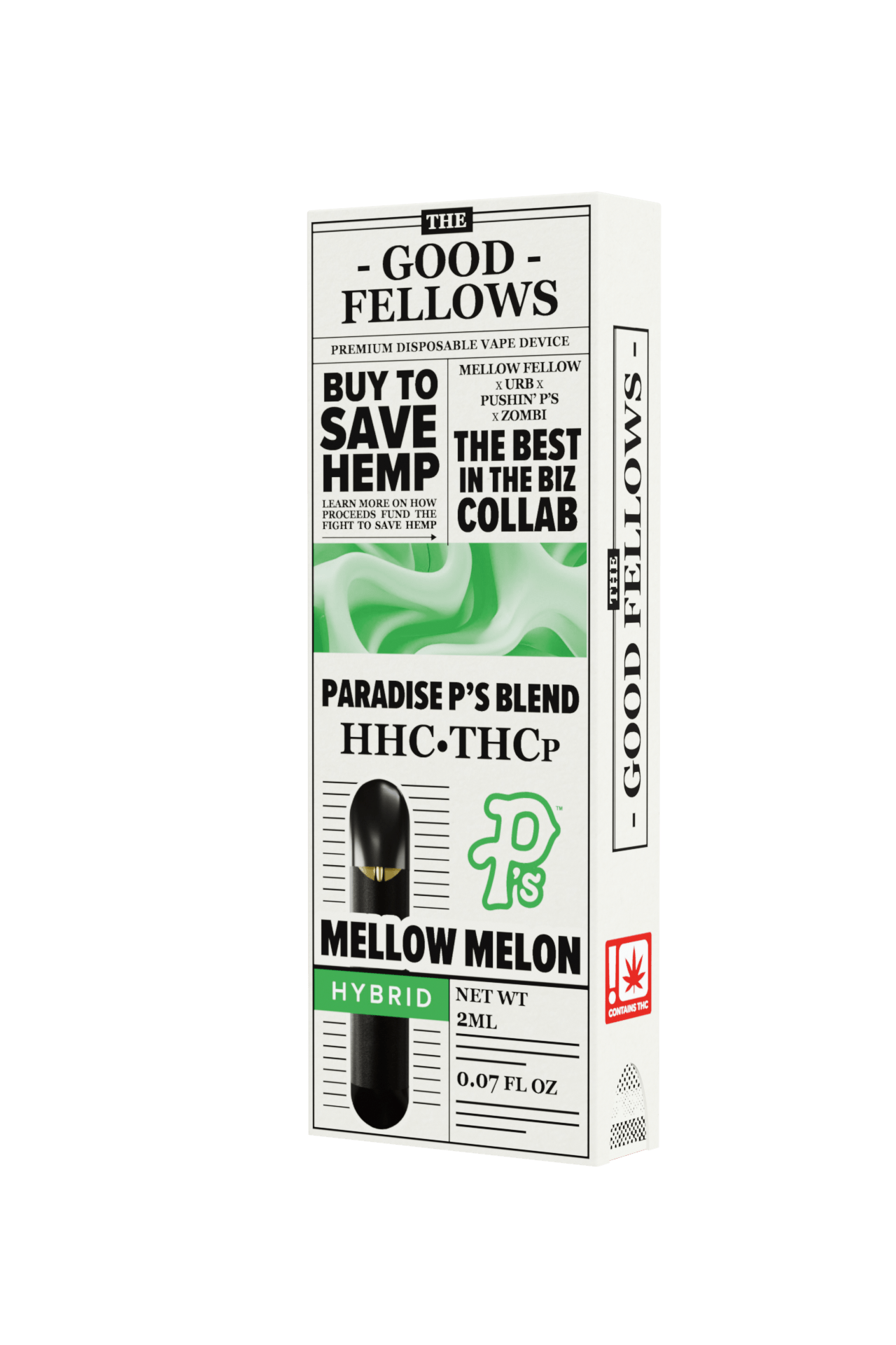 Mellow Melon - The Good Fellows Paradise P's Blend Disposable 2G - The Good Fellows