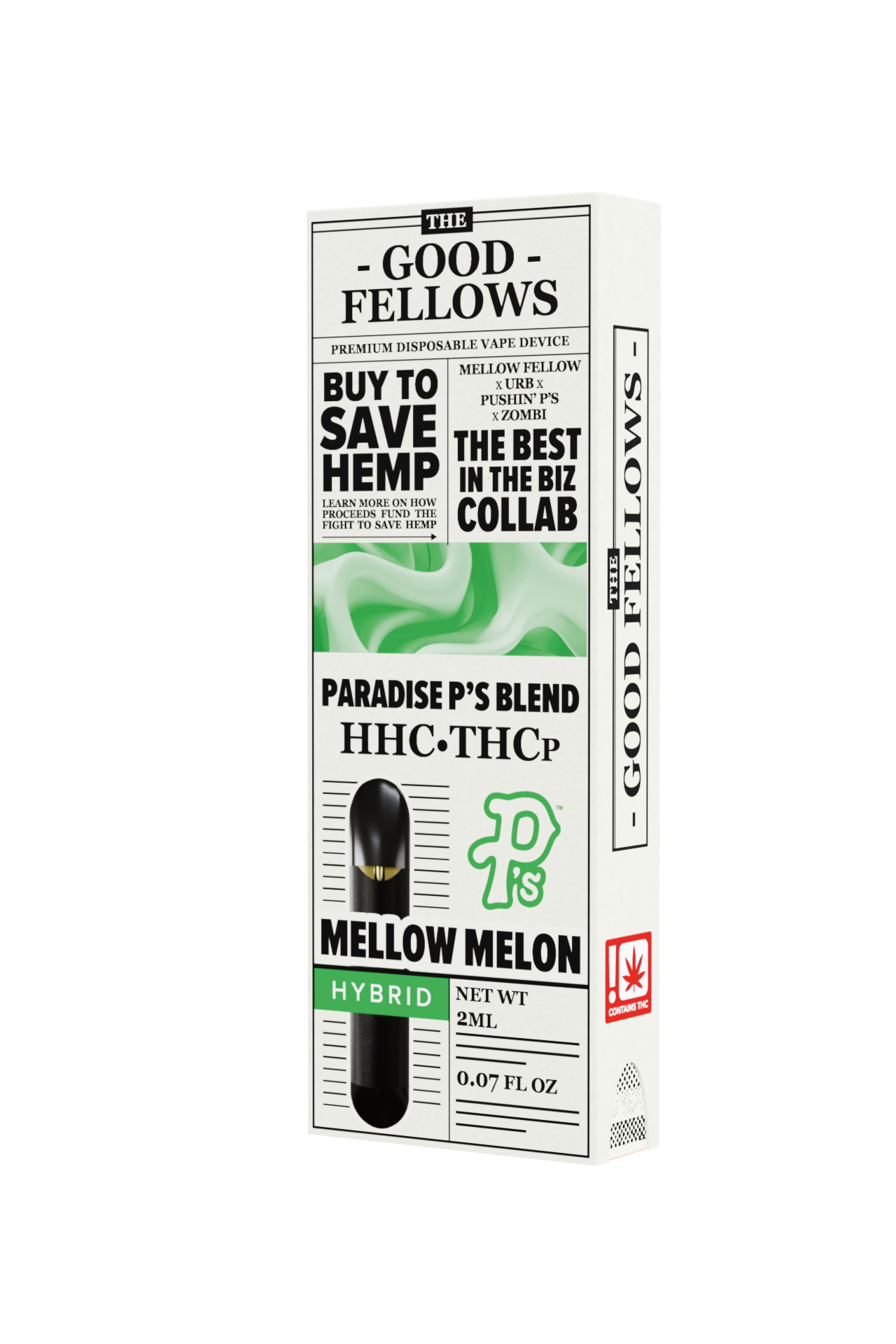 Mellow Melon - The Good Fellows Paradise P's Blend Disposable 2G