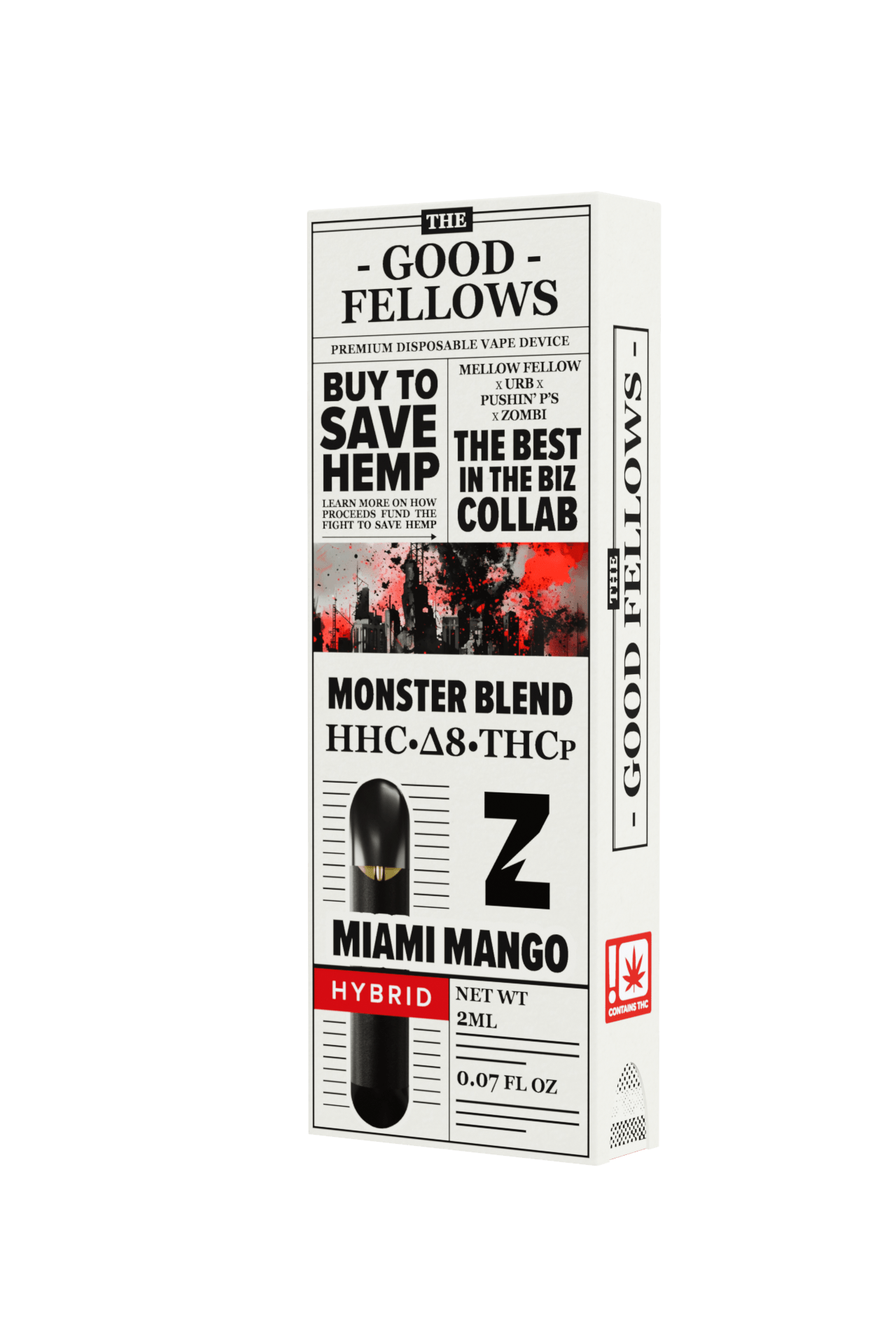 Miami Mango - The Good Fellows Monster Blend Disposable 2G - The Good Fellows