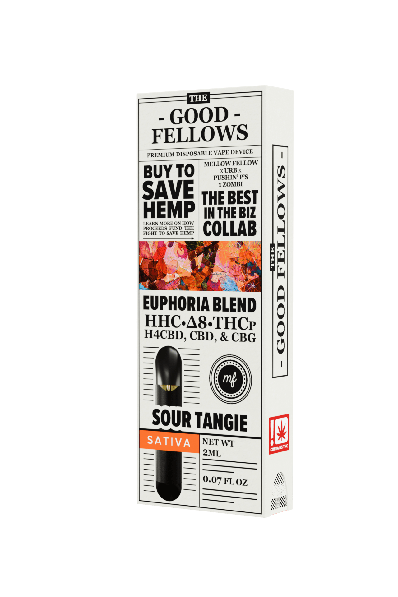 Sour Tangie - The Good Fellows Euphoria Blend Disposable 2G - The Good Fellows