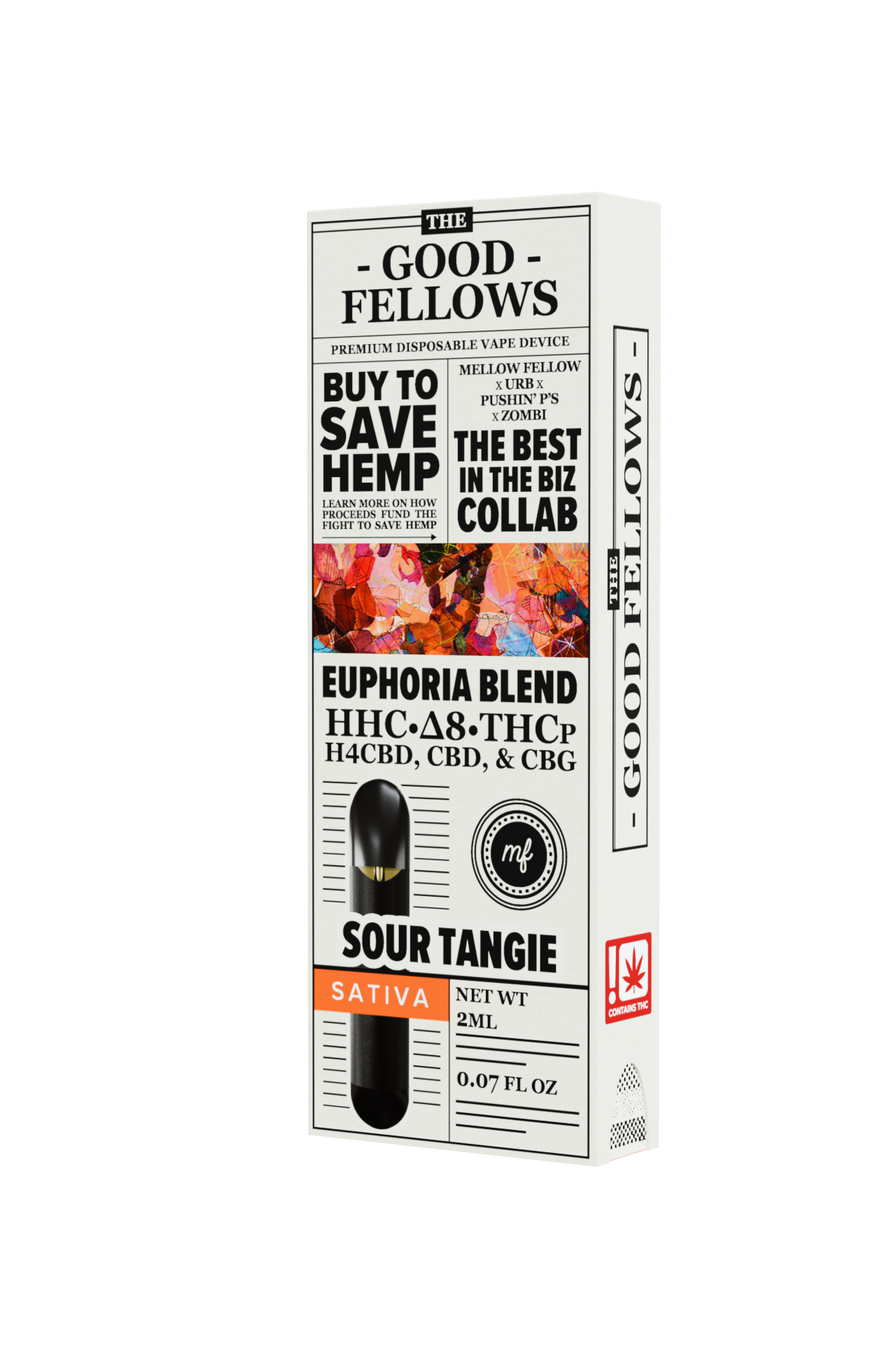 Sour Tangie - The Good Fellows Euphoria Blend Disposable 2G