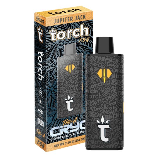 Jupiter Jack - Torch CRYO THC-A Live Resin Disposable Vape – DeltaCloudz