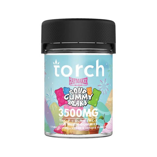 Sour Gummy Bears - Torch Gummies 3500MG -Torch