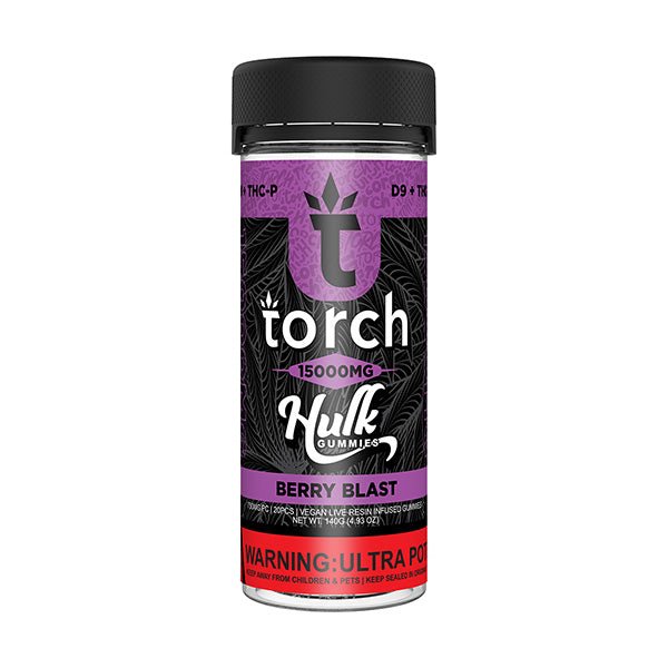 Berry Blast - Torch Hulk Live Resin Gummies 15000MG - Torch