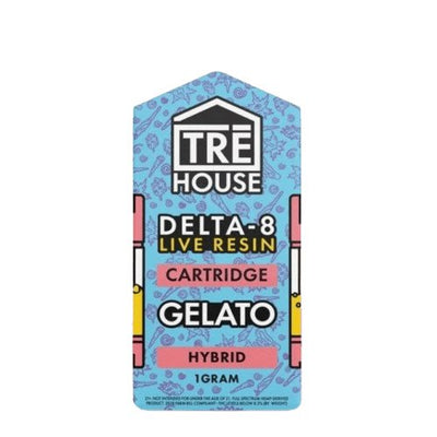 Gelato - TRE House Delta - 8 Live Resin Cartridge 1G - TRE House