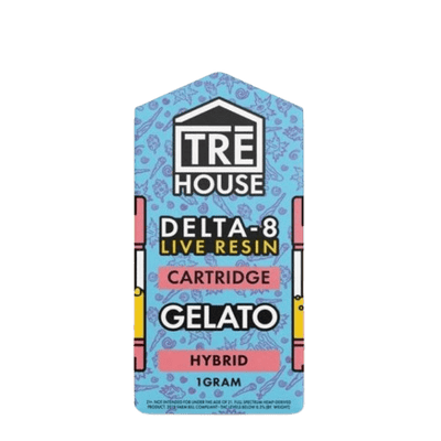 Gelato - TRE House Delta-8 Live Resin Cartridge 1G