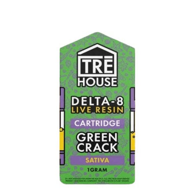 Green Crack - TRE House Delta - 8 Live Resin Cartridge 1G - TRE House