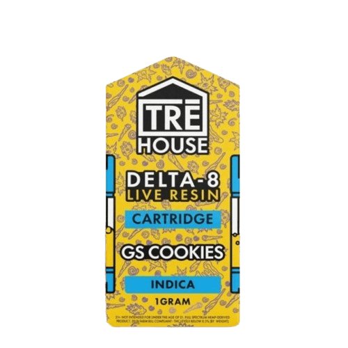 GS Cookies - TRE House Delta - 8 Live Resin Cartridge 1G - TRE House