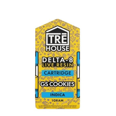 GS Cookies - TRE House Delta - 8 Live Resin Cartridge 1G - TRE House