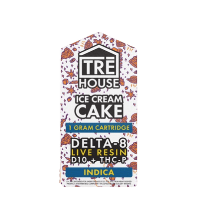 Ice Cream Cake - TRE House Delta-8 Live Resin Cartridge 1G