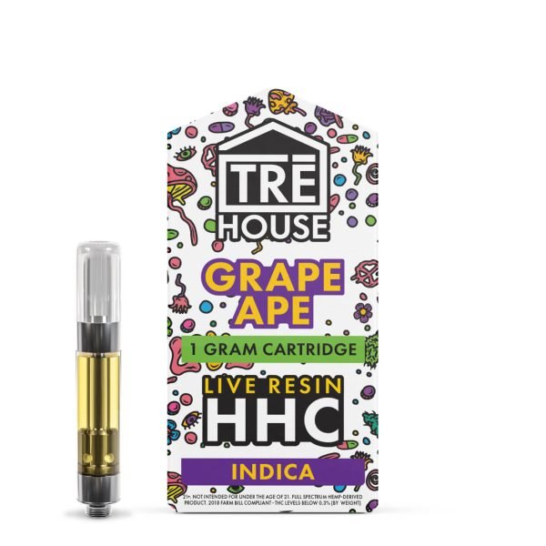 Grape Ape - TRE House HHC Live Resin Cartridge 1G - TRE House