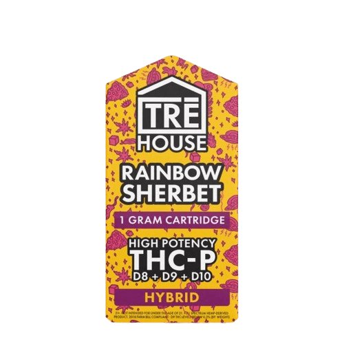 Rainbow Sherbet - TRE House THC - P Live Resin Cartridge 1G - TRE House