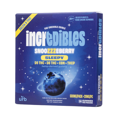 Snoozzzeberry - Urb X Incredibles THC Gummies 600MG - Urb