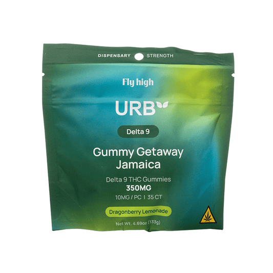 Dragonberry Lemonade - Urb Getaway Jamaica D9 Gummies 350MG - Urb