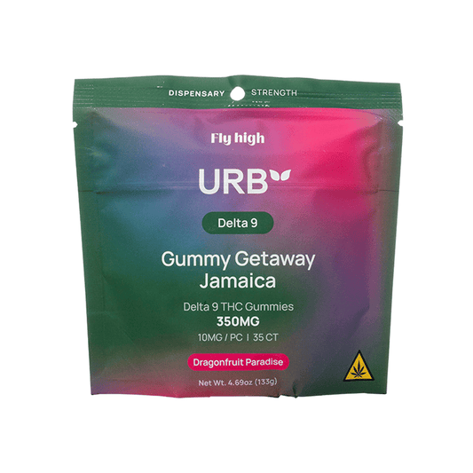Dragonfruit Paradise - Urb Getaway Jamaica D9 Gummies 350MG - Urb