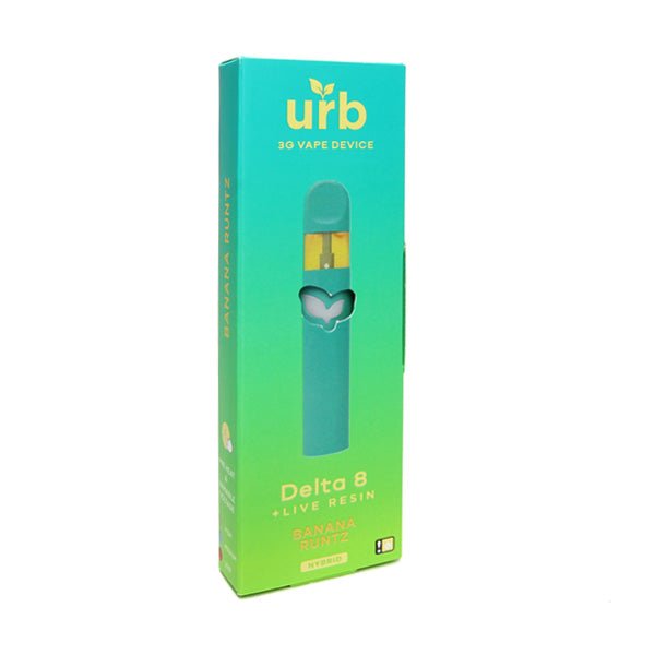 Banana Runtz - Urb Delta 8 Live Resin Disposable 3G - Urb