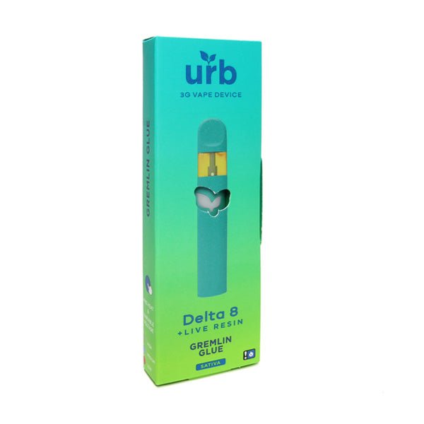 Gremlin Glue - Urb Delta 8 Live Resin Disposable 3G - Urb