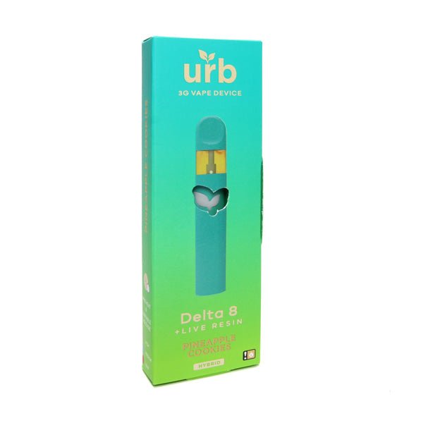 Pineapple Cookies - Urb Delta 8 Live Resin Disposable 3G – DeltaCloudz