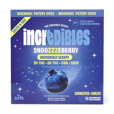 Snoozzzeberry - Urb X Incredibles THC Gummies 1500MG - Urb
